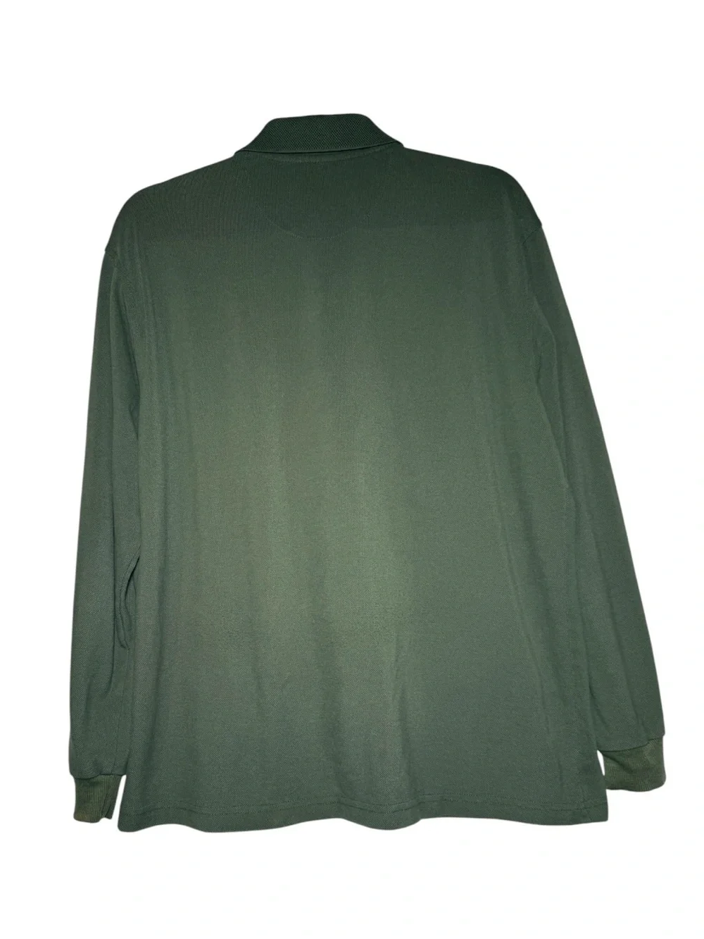 POLO Ralph Lauren Long Sleeve Polo Shirt Olive Green Size XXL White Pony